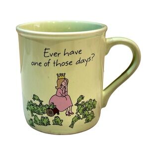 Vintage Hallmark “Ever Have One of Those Days?” Frog Prince Princess Mug